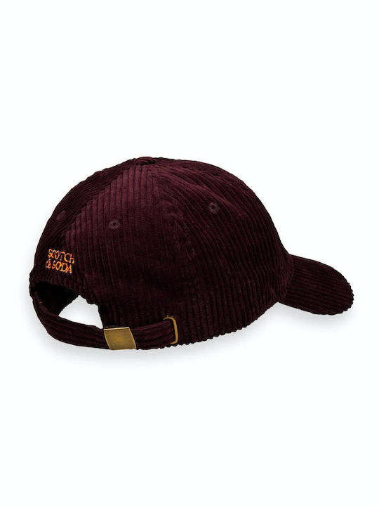 Scotch & Soda Cap Jockey Burgundisch