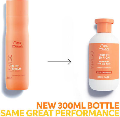 Wella Nutri Enrich Goji Berry Σαμπουάν Αναδόμησης/Θρέψης 300ml