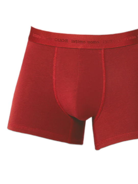Ανδρικά Μποξεράκια Μπορντώ με Σχέδια 2Pack