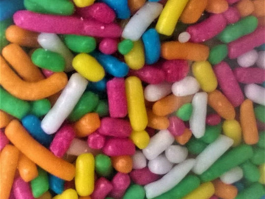Blue Colored Sprinkles 250g