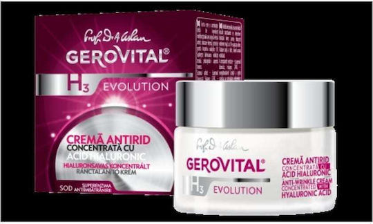Gerovital Evolution H3 Крем за лице за деня за хидратация и против стареене с хиалуронова киселина 50мл