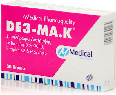 Medical Pharmaquality De3-ma.k 9375mg Supplement for Bone Health 30 tabs