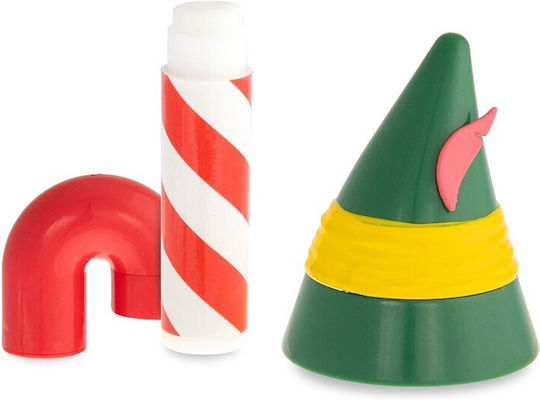 Mad Beauty Elf Hat & Cane Duo Set Lip Balm Cherry & Apple