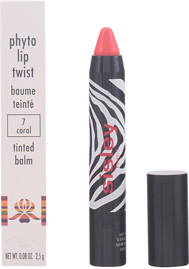 Sisley Paris Phyto Lip Twist 07 Coral Грижа за устни Балсам 2.5гр