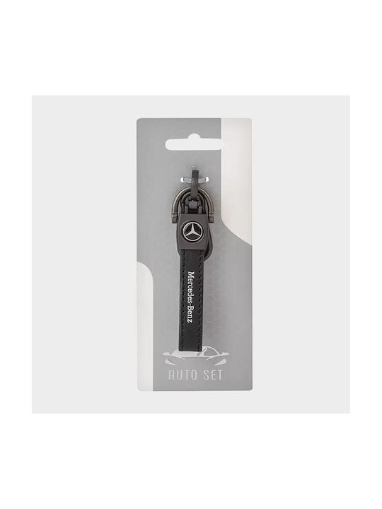 Mercedes-Benz Breloc Piele Negru