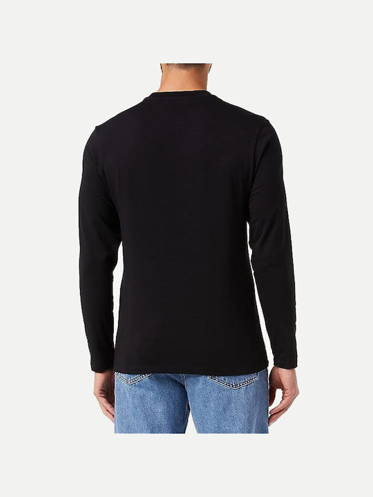 Karl Lagerfeld Men's Undershirt Long-sleeved Black