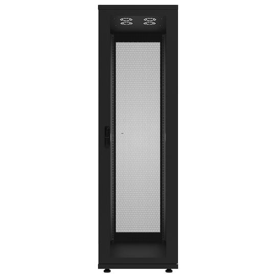 Canovate Boden Rack-Schrank 42U 60x100cm Schwarz CSS-9-4260F