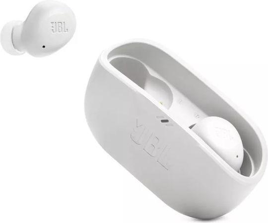 JBL Wave Buds Bluetooth Handsfree Earphones with Sweat Resistance and Charging Case White