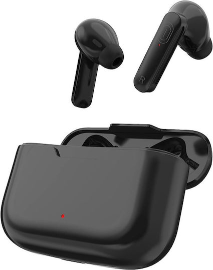 Blaupunkt BLP4969-133 In-ear Bluetooth Handsfree Ακουστικά με Θήκη Φόρτισης Μαύρα