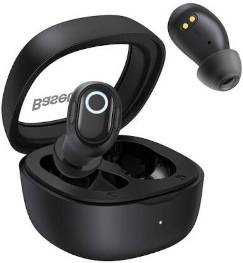 Baseus Bowie Wm02 Tws In-ear Bluetooth Handsfree Earphones with Charging Case Black