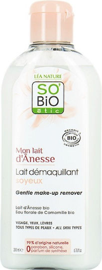 So'Bio Etic Gentle Make Up Remover Γαλάκτωμα Καθαρισμού Προσώπου 200ml