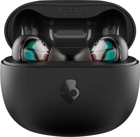 Skullcandy True In-Ear Bluetooth-Freisprecheinrichtung Kopfhörer mit Ladeetui Schwarz