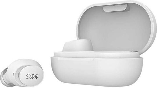 QCY Arcbuds Lite T27 Bluetooth-Freisprecheinrichtung Kopfhörer mit Schweißresistenz und Ladeetui Weiß