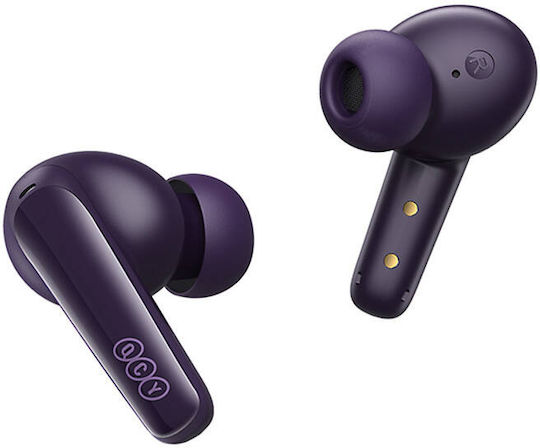 QCY T13X In-ear Bluetooth Handsfree Earphones with Charging Case Purple