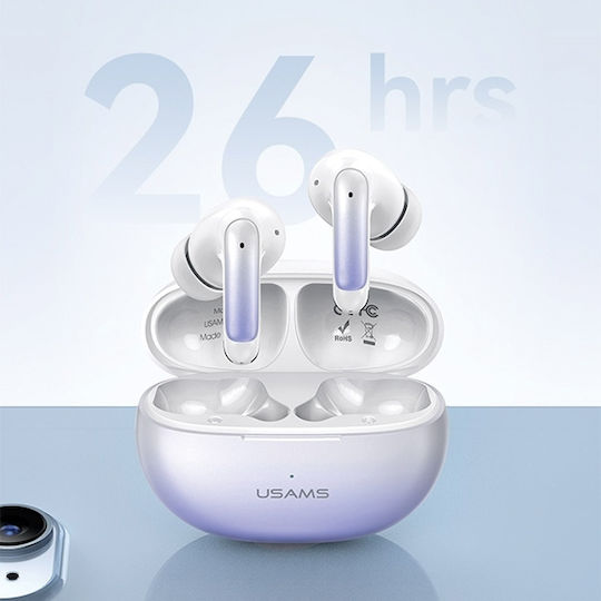 Usams XD19 In-Ear Bluetooth-Freisprecheinrichtung Kopfhörer mit Ladeetui Weiß