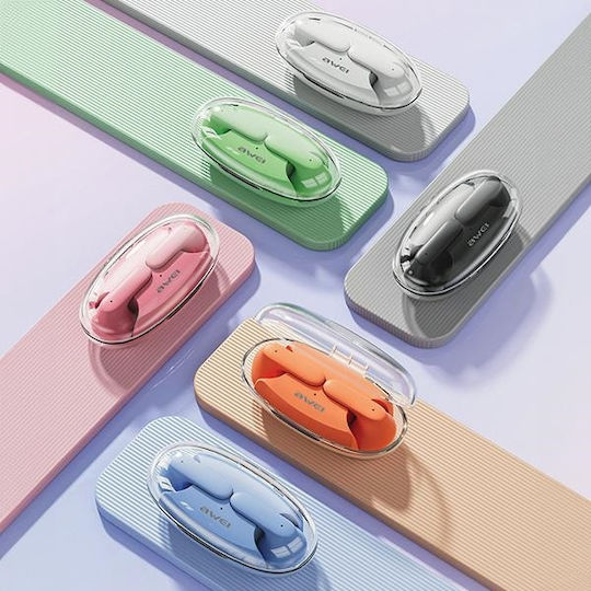 Awei T85 Earbud Bluetooth Handsfree Căști cu Carcasă de Încărcare Portocaliu