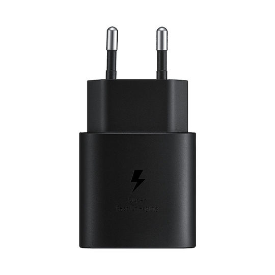 Samsung Charger Without Cable GaN with USB-C Port 25W Power Delivery Blacks (EP-T2510N)