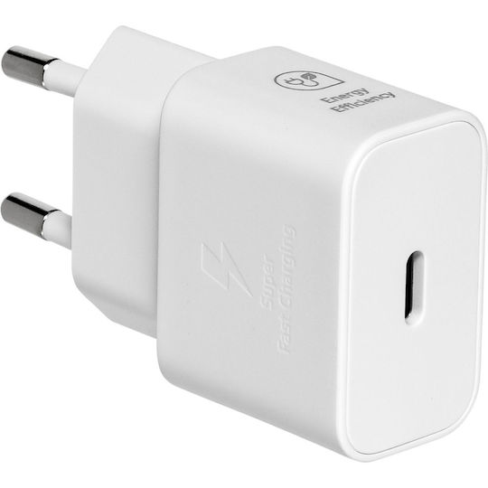 Samsung Charger Without Cable GaN with USB-C Port 25W Power Delivery Whites (EP-T2510N)
