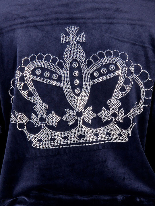 Sweatpants Set Velvet Blue