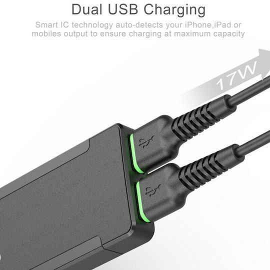 Budi Budi Handyladegerät Ohne Kabel Schwarz (M8J321E-BLK)