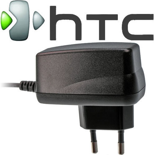 HTC Φορτιστής με Ενσωματωμένο Καλώδιο Μαύρος (TC E100)