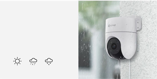 Ezviz H8C IP Κάμερα Παρακολούθησης Full HD+ 4MP Αδιάβροχη με Ηχείο και Φακό 4mm