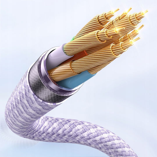 Mcdodo Braided USB 2.0 Cable USB-C male - USB-A 100W Μαύρο 1m CA-3650