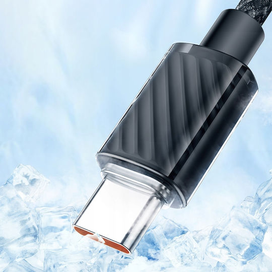 Mcdodo Braided USB 2.0 Cable USB-C male - USB-C 100W PD Μαύρο 1m CA-3670
