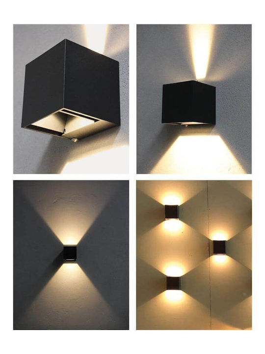 Vivalux Stark Wall-Mounted Outdoor LED Light 6W 4000K 10x10x10cm Vivalux Stark Wall-Mounted Outdoor LED Light 6W 4000K 10x10x10cm