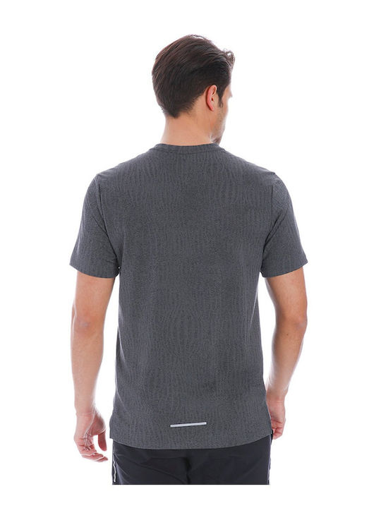 Nike Miler Men's Athletic T-shirt Short Sleeve Dri-Fit Gray