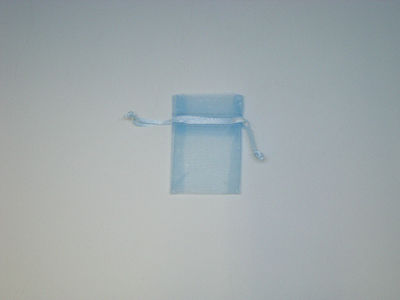 Light Blue Fabric Gift Pouch 20pcs