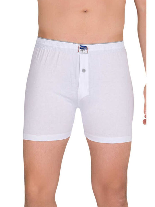 Berrak Herren Boxershorts Weiß 1Packung