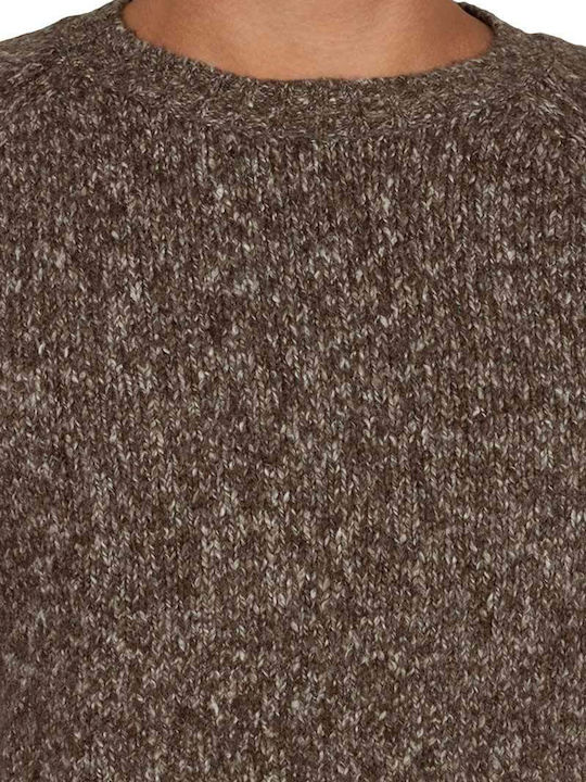 Langarm-Pullover Brown