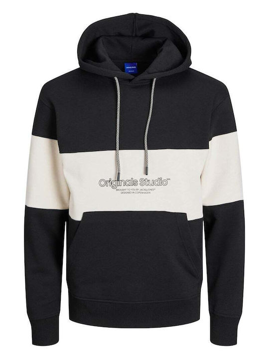 Jack & Jones Sweat Men's Sweatshirt with Hood Black