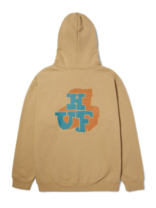 HUF Men's Sweatshirt with Hood and Pockets BEZ