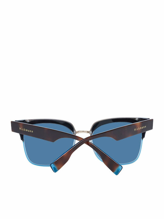 Ana Hickmann Unisex Γυαλιά Ηλίου με Καφέ Ταρταρούγα Σκελετό και Μπλε Φακό HI9165 H03