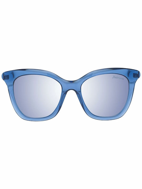 Ana Hickmann Women's Sunglasses with Blue Frame and Blue Lens