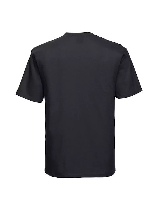 Russell Athletic Bluza Bărbătească cu Mânecă Scurtă Black