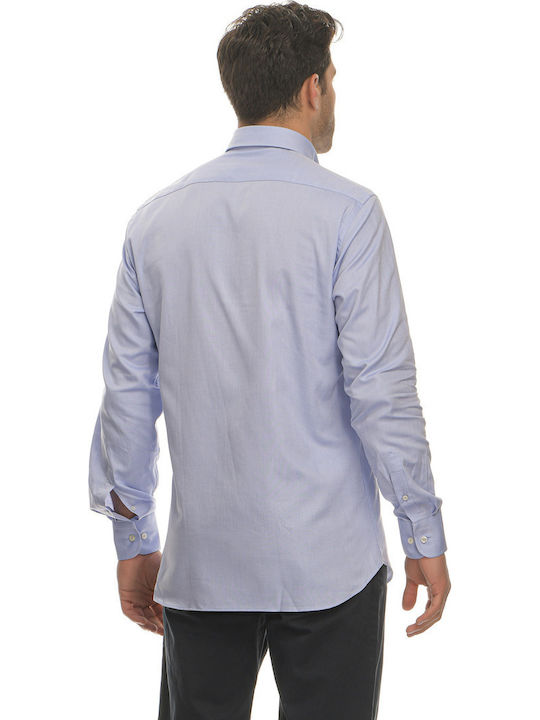 Cu mânecă lungă Cămașă Light Blue