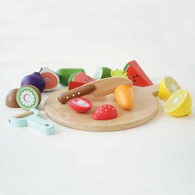 Le Toy Van Fruits & Vegetables Toy Φρούτα & Λαχανικά made of Wood