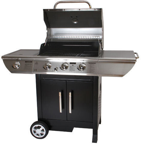 Somagic Baltimore Gasgrill Mit 3 Grills Und Seitenbrenner 43x43cm