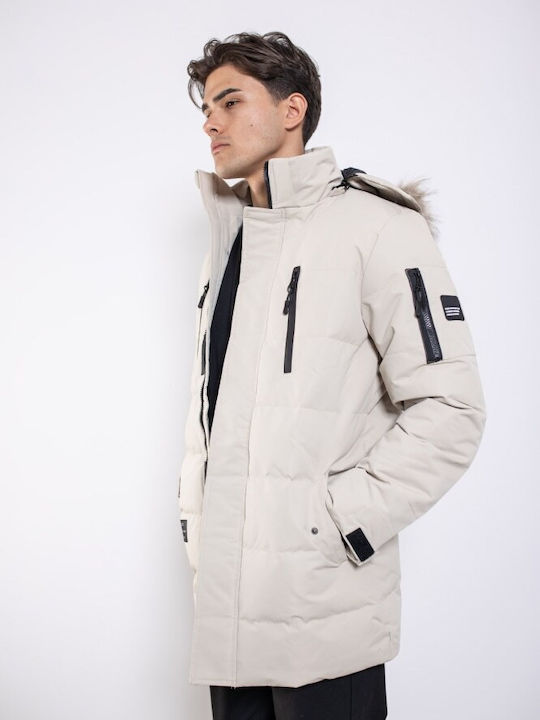 Manager Men's Winter Jacket Ecru