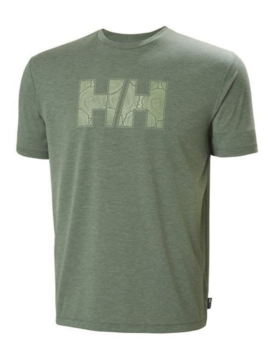 Helly Hansen Skog Men's T-shirt Green