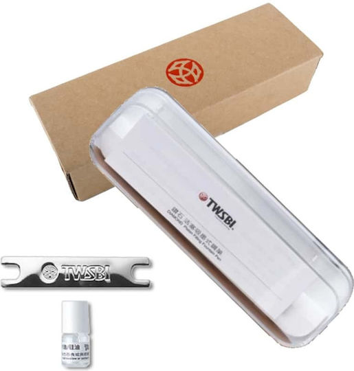 Twsbi Stilou Medium Transparent din Aluminiu