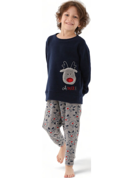 Arnetta Pijama pentru copii De iarnă Albastru marin