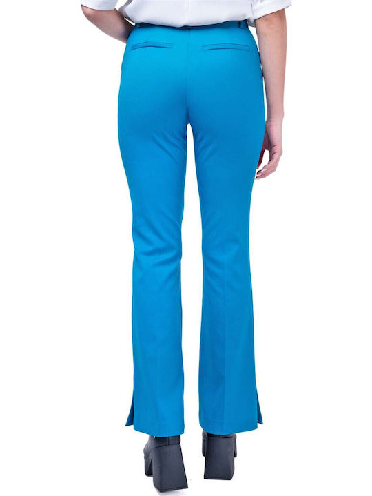 Damen Stoff Hose Petrol