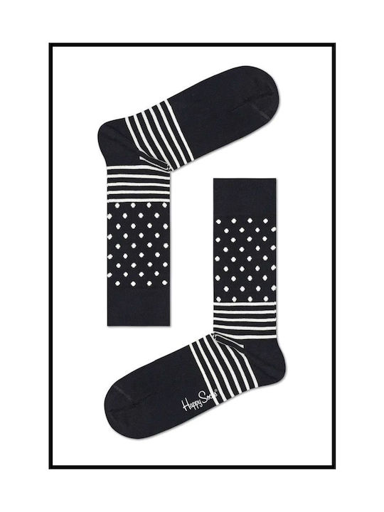 Happy Socks Herren Socken Black/White 1Pack