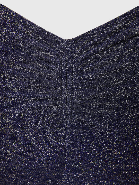 Women's High-waisted Fabric Trousers Flared with Elastic ''''''