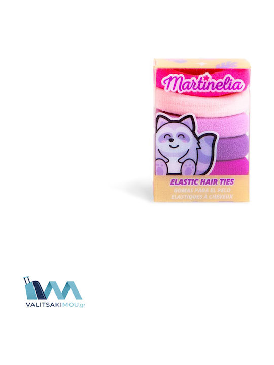Martinelia Сет Детски Ластици Животни 1бр (различни дизайни) 5 бр