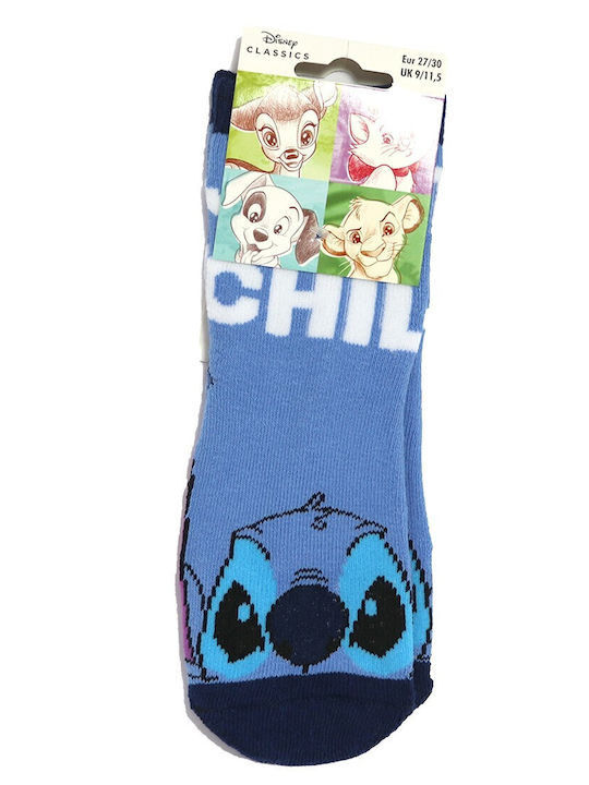 Disney Kids' Socks Non-Slip Blue